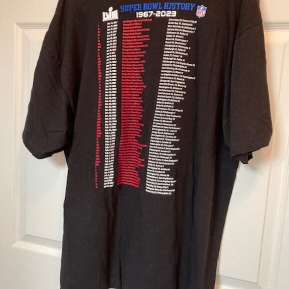 NFL Super Bowl LVIII 49ers vs Chiefs Black Tee NWOT - Picture 4 of 5